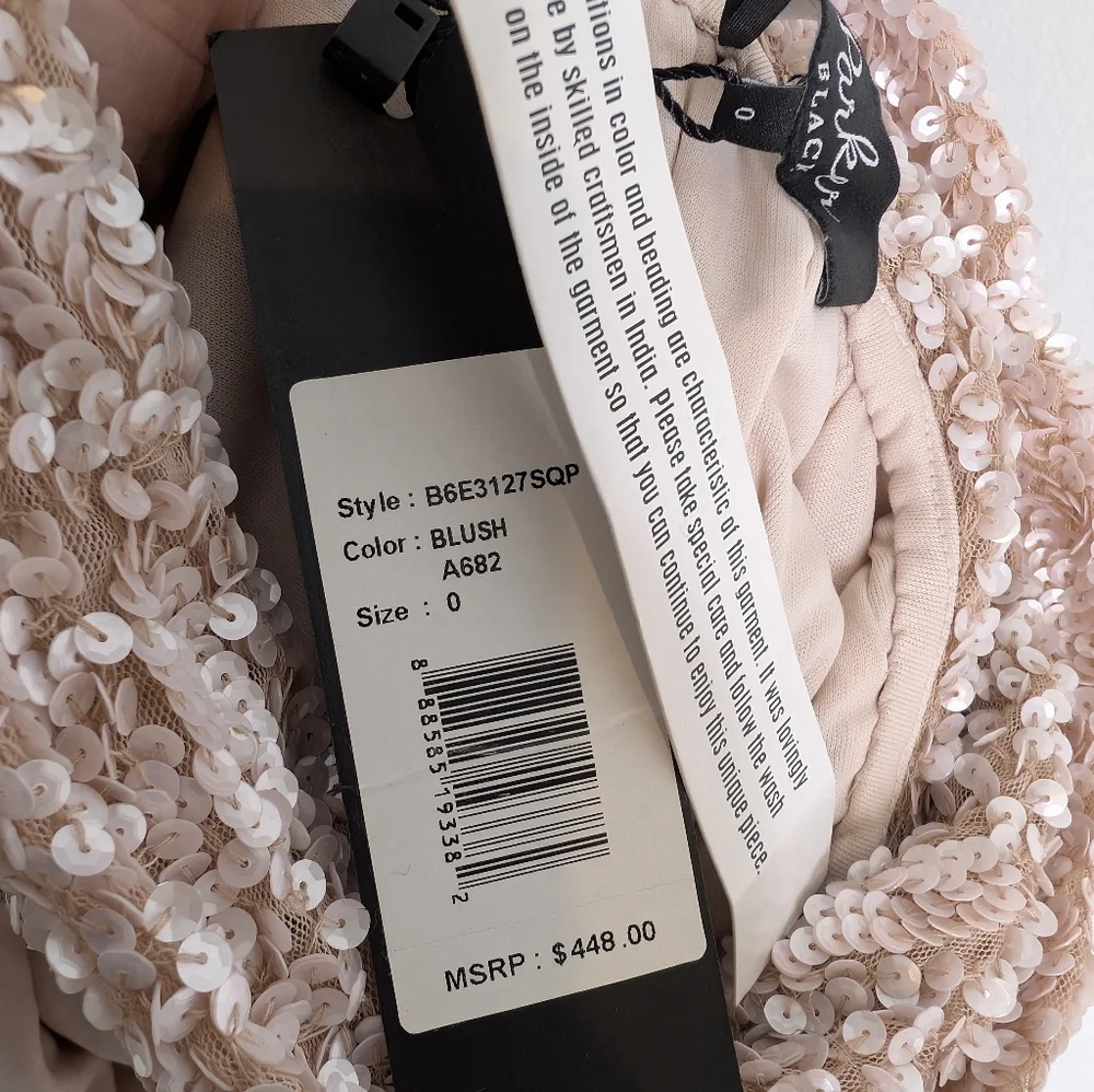 Parker Black Hannah Embellished Mini In Blush - Picture 6 of 8